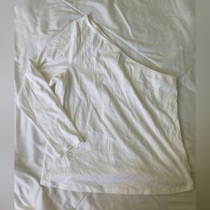 Plus Size One Shoulder Fitted Top